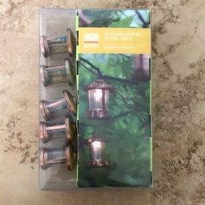 Martha Stewart 10 Round Lantern String Lights Indoor/Outdoor NWB